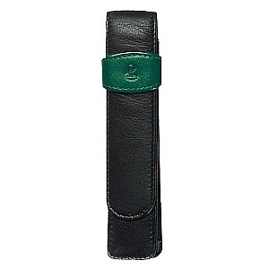 Pelikan Green and Black Flap Pen Pouch (Single)