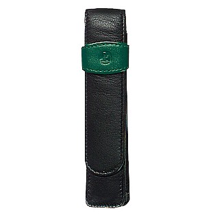 Pelikan Green and Black Flap Pen Pouch (Single)