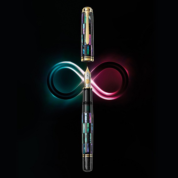 Pelikan Souverän M1000 Raden Black Infinity LE Stylo Plume