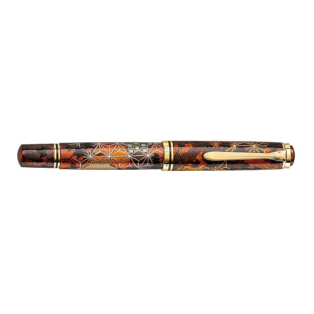 Pelikan Souverän M1000 Pelikan Maki-e Ivy and Komon LE Stylo plume