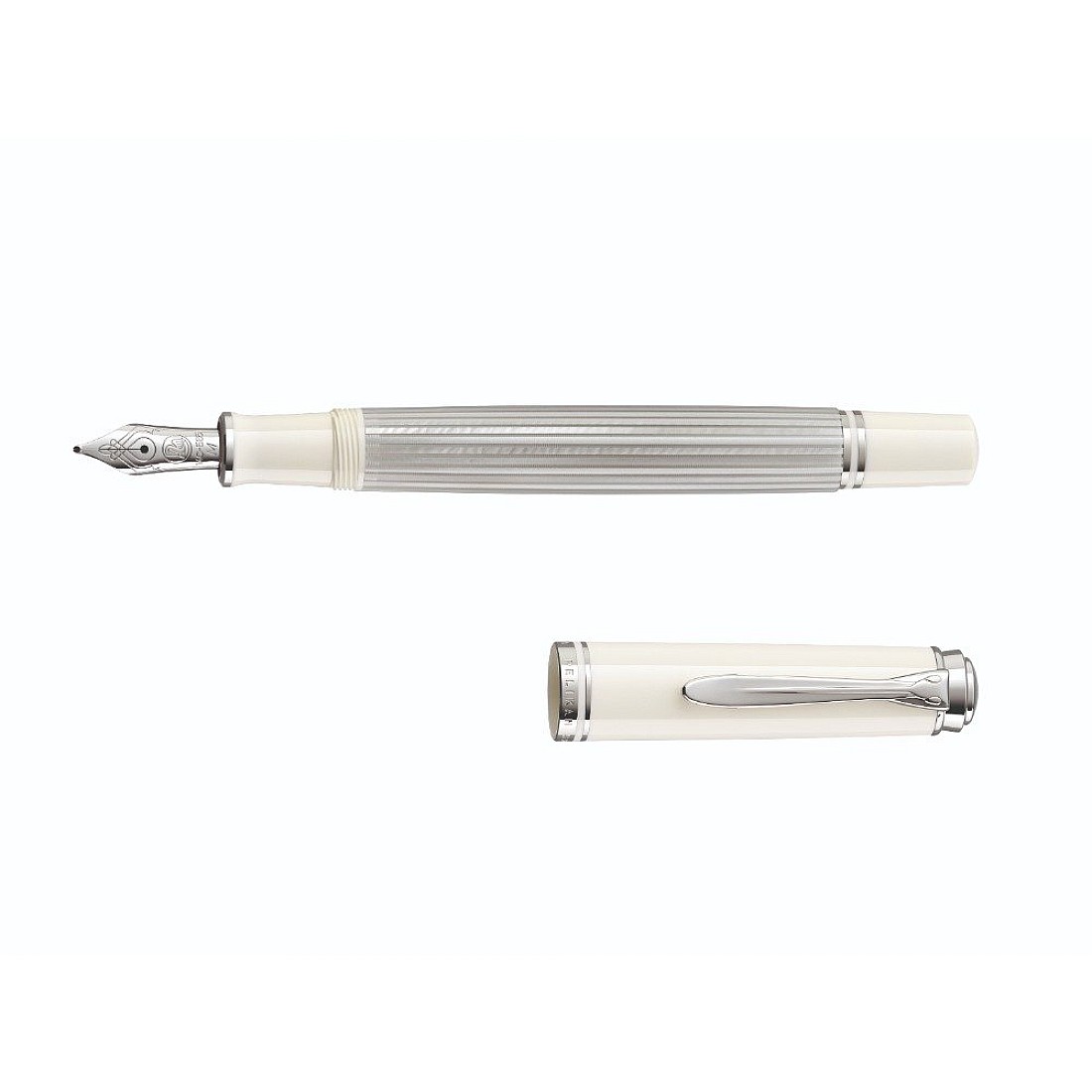 Pelikan Souverän M405 Silver/White Fountain pen