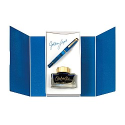 Pelikan Classic M200 Golden Lapis Fountain pen Set