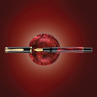 Pelikan Classic M200 Marbled Red Special Edition Stylo Plume