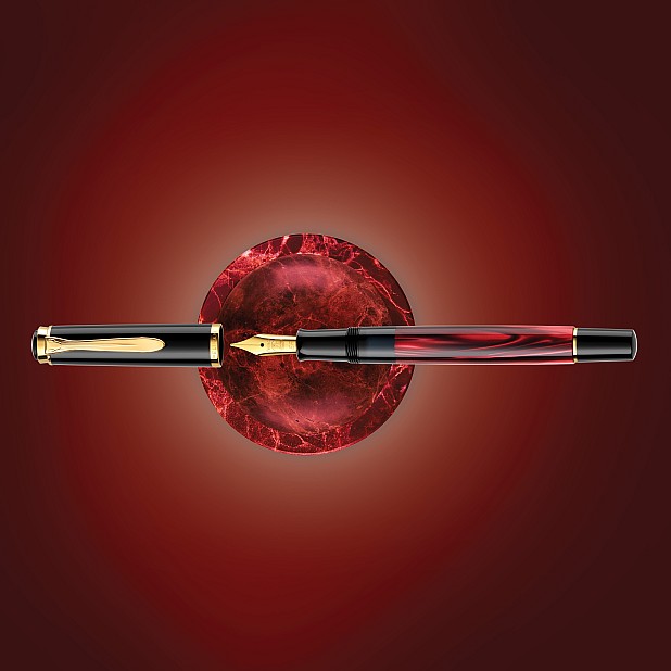 Pelikan Classic M200 Marbled Red Special Edition Fountain pen
