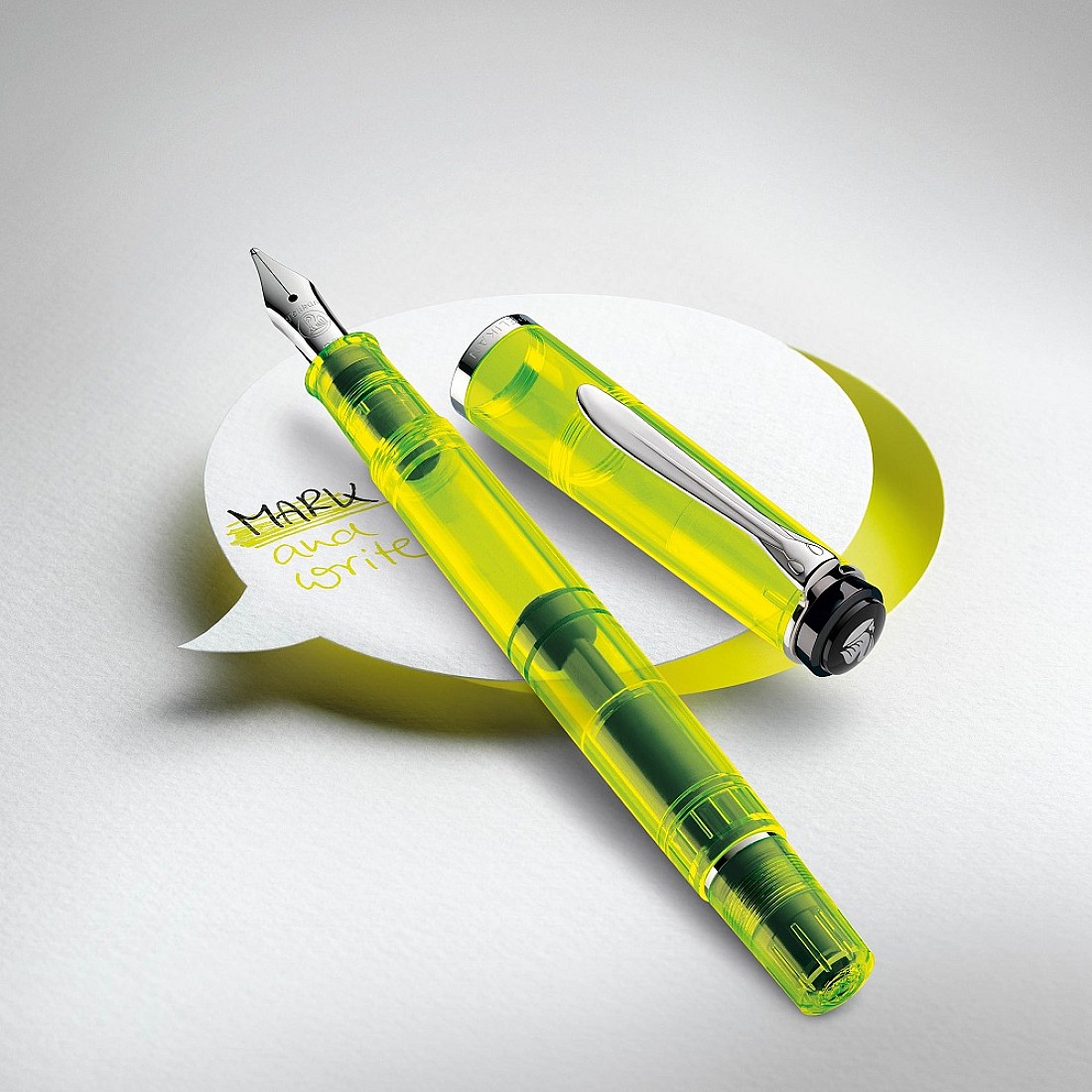 Pelikan Special Edition Souveran M205 Duo Set Yellow Fountain Pen