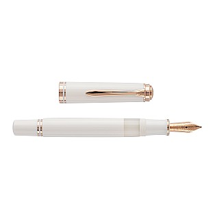 Pelikan Souverän M600 White Rose Gold Special Edition  Stylo Plume
