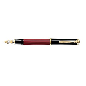 Pelikan Souverän M800 Black/Red Stylo Plume