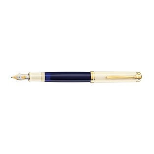 Pelikan Souverän M800 Cream Blue Vulpen