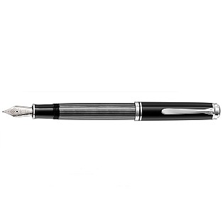 Pelikan Souverän M805 Black/Anthracite Stresemann Caneta de Tinta Permanente