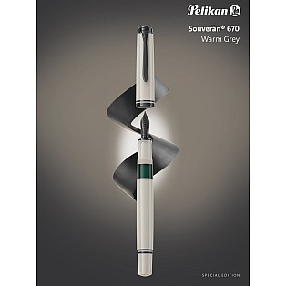 Pelikan Souverän M670 Warm Grey Stylo plume