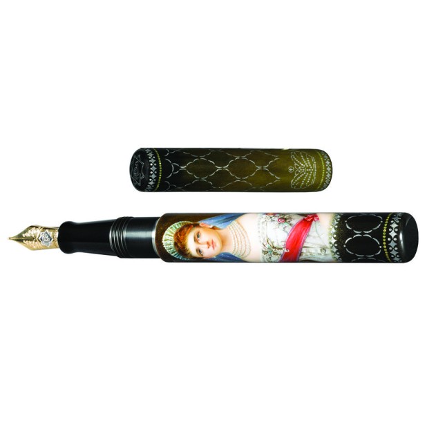 Phoenix Lacquer Art Russian Empire Nikolas and Alexandra Caneta de Tinta Permanente