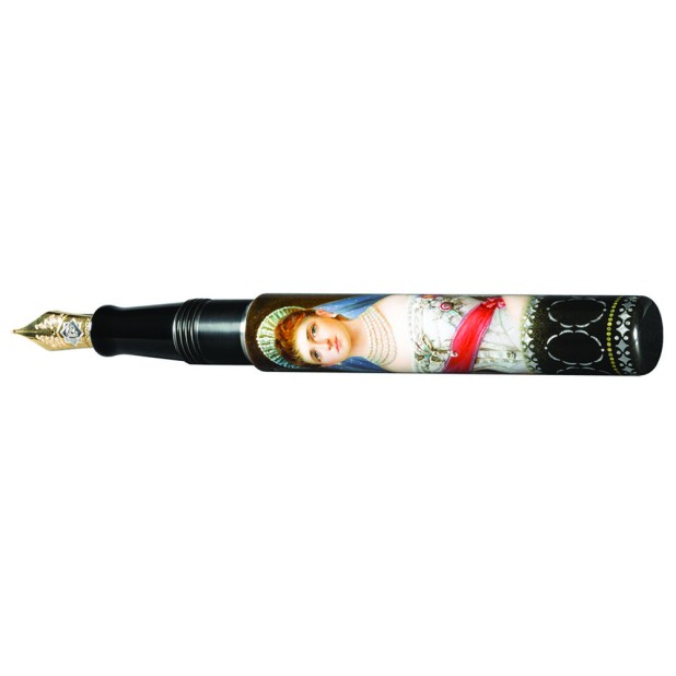 Phoenix Lacquer Art Russian Empire Nikolas and Alexandra Caneta de Tinta Permanente