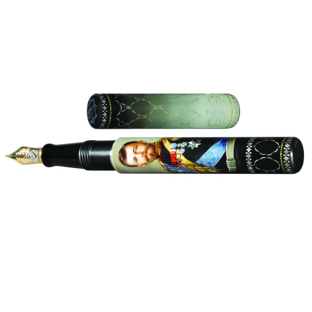 Phoenix Lacquer Art Russian Empire Nikolas and Alexandra Caneta de Tinta Permanente