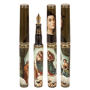Phoenix Lacquer Art Great Masters Raphael Fountain pen