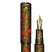 Phoenix Lacquer Art Ornaments Golden Dragon & Phoenix Fountain pen