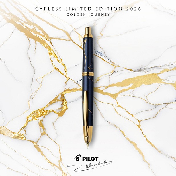 Pilot Capless Golden Journey 2026 Limited Edition Reservoarpenna