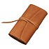 Pilot Pensemble Leather Pen Case with Zipper Case Camel (Fivefold)