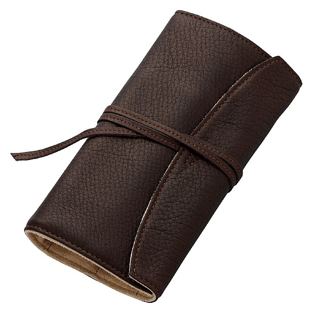 Pilot Pensemble Leather Pen Case Brown (Fivefold)