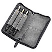 Pilot Pensemble Leather Zipper Pen Case Brown (Triple)