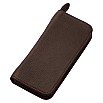 Pilot Pensemble Leather Zipper Pen Case Brown (Triple)