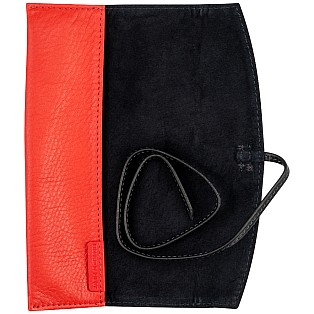 Pilot Pensemble Leather Pen Case Long Size Red and Black (Single)