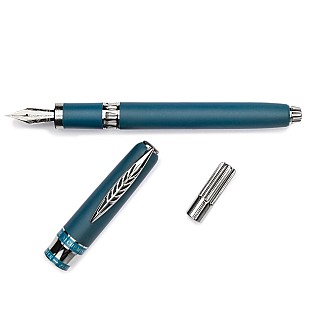 Pineider Alchemist Kilauea Blue 14kt Vulpen