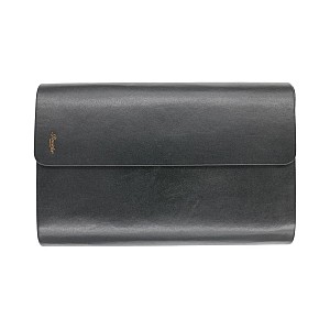 Pineider Leather Black Pen Pouch Twelvefold