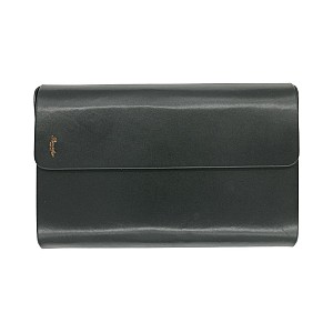 Pineider Leather Green Pen Pouch Twelvefold