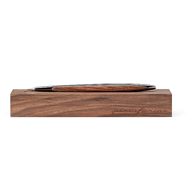 Pininfarina Cambiano Walnut Polished Black Ethergraf Penna