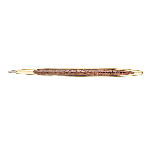 Pininfarina Cambiano Walnut Gold Ethergraf Pencil