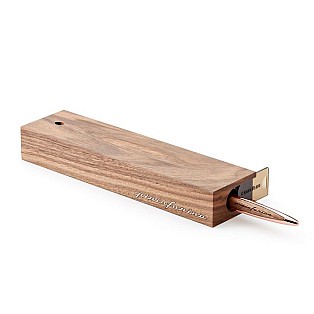 Pininfarina Cambiano Walnut Rose Gold Ethergraf Potlood