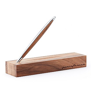 Pininfarina Cambiano Walnut Chrome Esferográfica