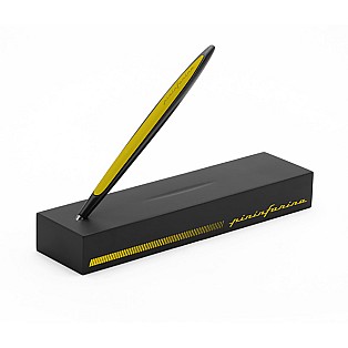 Pininfarina Cambiano Walnut Race Yellow Ethergraf Penna