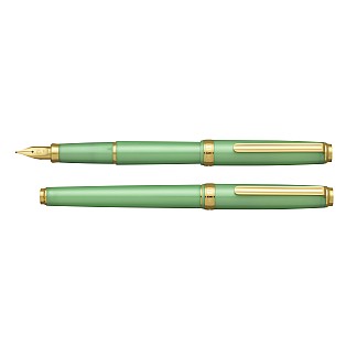 Platinum Biso Sparkle Mint Green GT Pluma Estilográfica