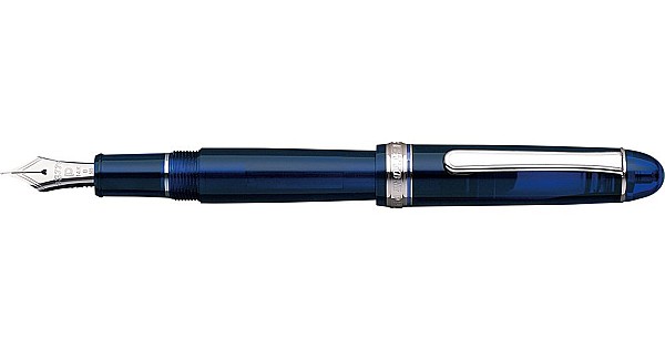 Platinum #3776 Century Chartres Blue ST Fountain pen - Vulpen