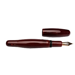 Danitrio Hyotan Aka Tame-nuri Fountain Pen Pre-owned