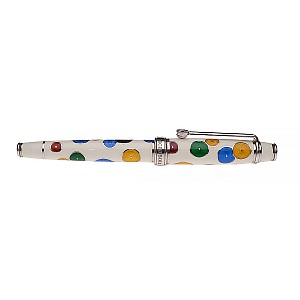 David Oscarson Pierot and Pierrette White LE Fountain Pen Pre-owned