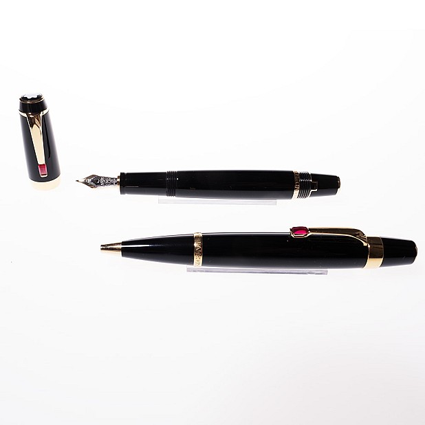 Montblanc Bohème Rouge Vulpenen Ballpoint set Pre-owned