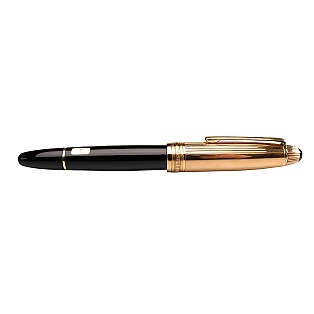 Montblanc Meisterstück 146 LeGrand Doué Gold Plated Pinstripe  Fountain Pen Pre-owned