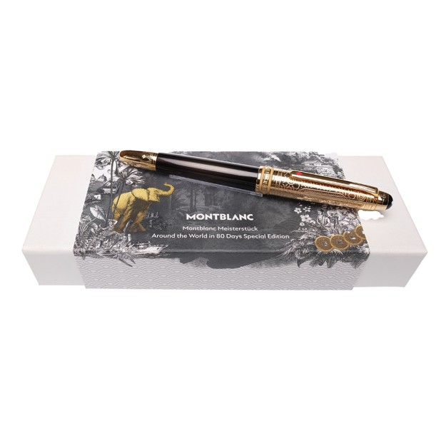 Montblanc Meisterstück Around the World in 80 Days Part 2 Doué Classique 145 Pióro wieczne  Pre-Owned