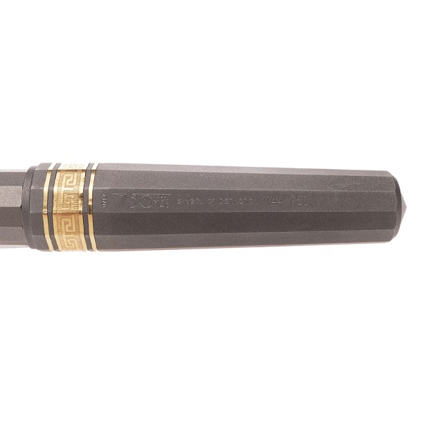 Omas Paragon Celluloid Blue Royal Fountain Pen Pre-owned