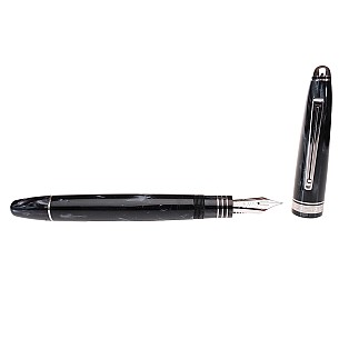 Omas Phaeton Ogiva Grey Celluloid Limited Edition Fountain Pen Pre-owned 