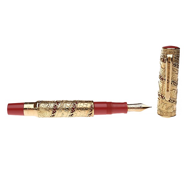 Omas Jerusalem 3000 Solid 18K Gold LE Fountain Pen Pre-owned