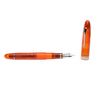 Omas Ogiva Alba Orange Fountain Pen Pre-owned 