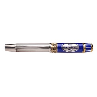 Onoto Horatio Nelson and Emma Hamilton Sterling Silver Fountain Pen Set Pre-owned