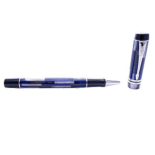 Parker Duofold Mosaic Blue Rollerball Pre-owned