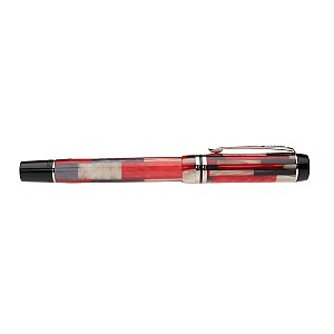 Parker Duofold Mosaic Red International  Vulpen Pre-owned