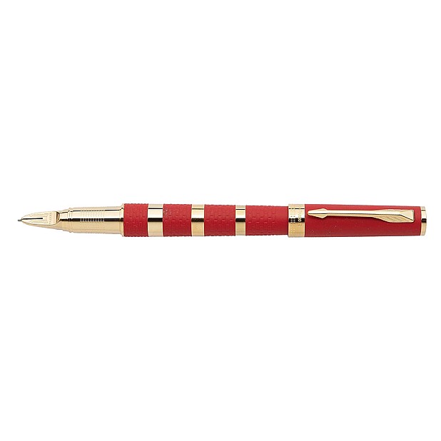 Parker Ingenuity Large Red Rubber GT Fountain pen Pre-owned