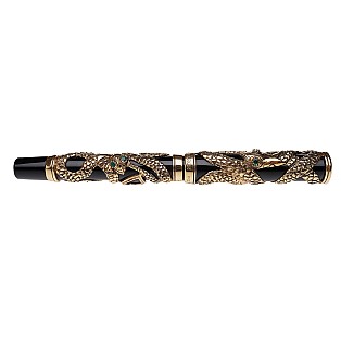 Parker Snake Solid Gold LE Fountain Pen Pre-owned