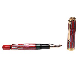 Pelikan Souverän M1000 Raden Red Infinity LE Fountain pen Pre-owned